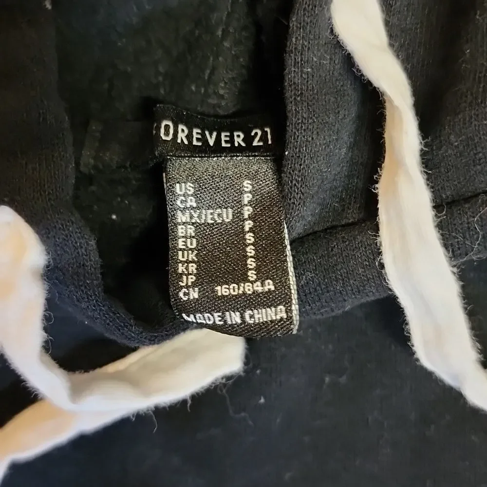 Forever 21 cropped hooded sweatshirt - Picture 7 of 8